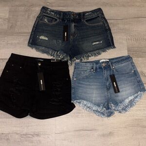 Fashion Nova Denim Shorts Bundle